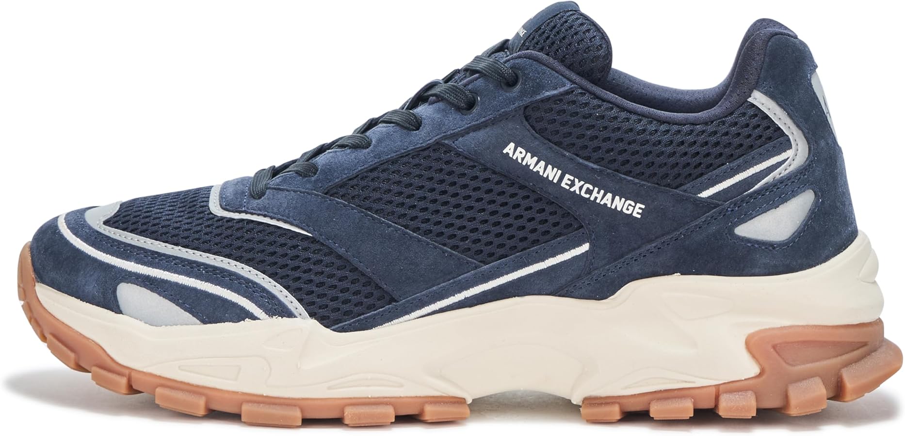 Amazon.com | Armani Exchange Men's Aspen Sneaker Navy, 6 | Fashion