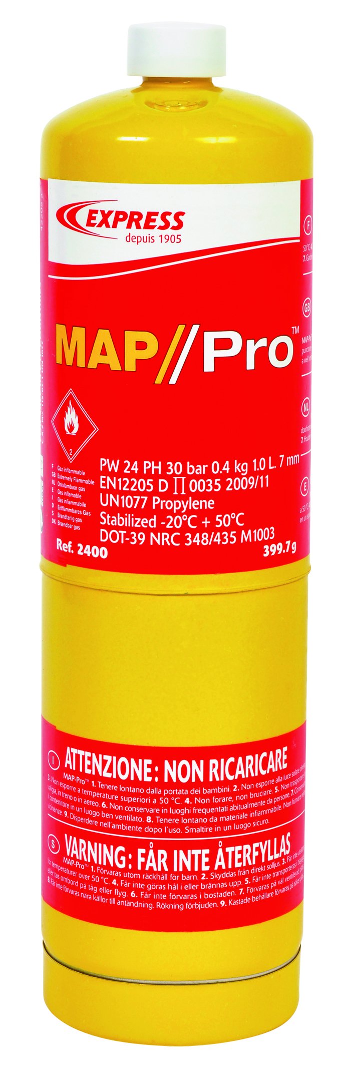 Abratools - Soplete profesional 472+cartucho map/pro