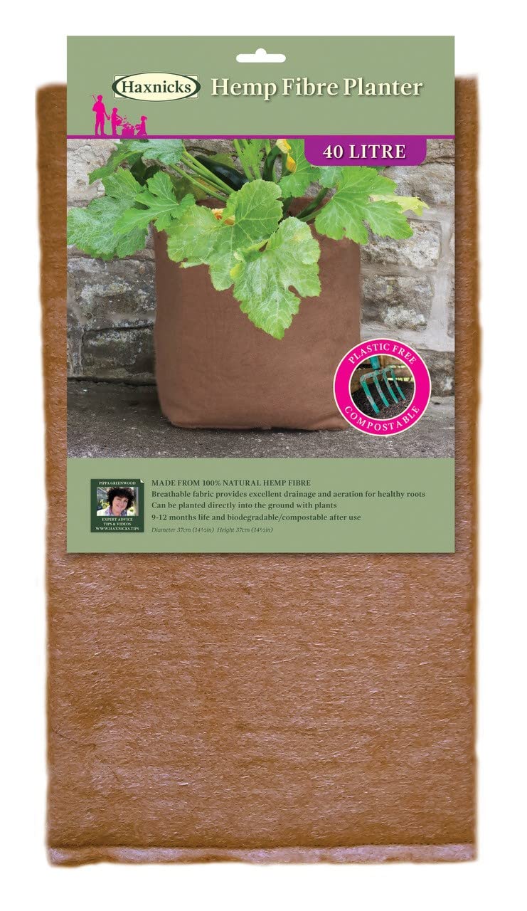 Haxnicks Maceta de cáñamo | 40L | HEMP040101, marrón