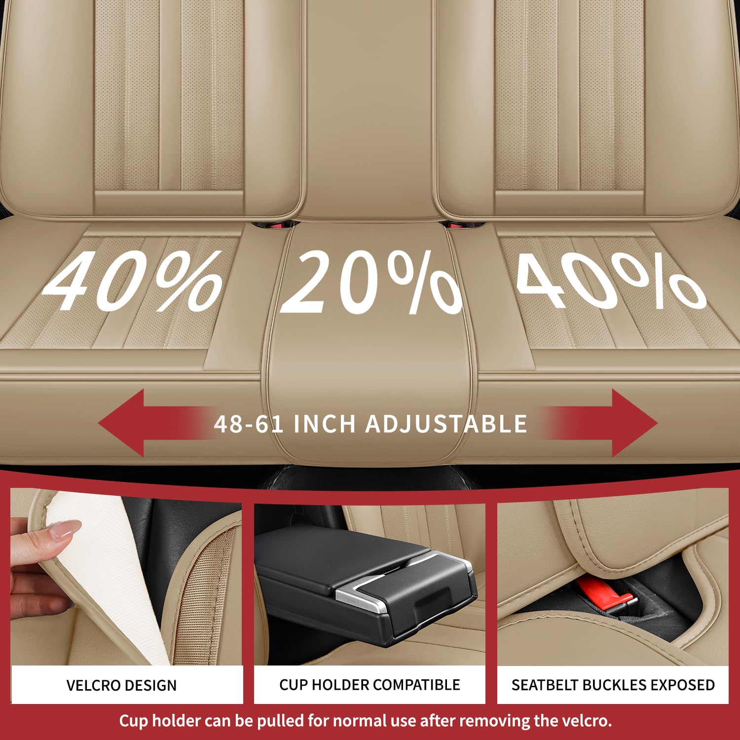 Car Seat Covers for Nissan Altima 2005-2024 2025 Anti-Slip Waterproof Nappa Leather Seat Covers Full Set Breathable Comfortable — view 3