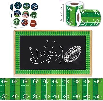 67.9Ft Sport Bulletin Board Borders Football Bulletin Chalkboard Trim Board Border Decoration 90pcs Football Stickers Self Adhesive Football Poster Board Borders for School Classroom Door Chalkboard