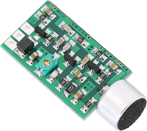 Módulo de recogida de transmisor FM Módulo transmisor de audio Mini micrófono inalámbrico Pickup V4.0FM Emisión MIC Core Board Reproductor Mp3