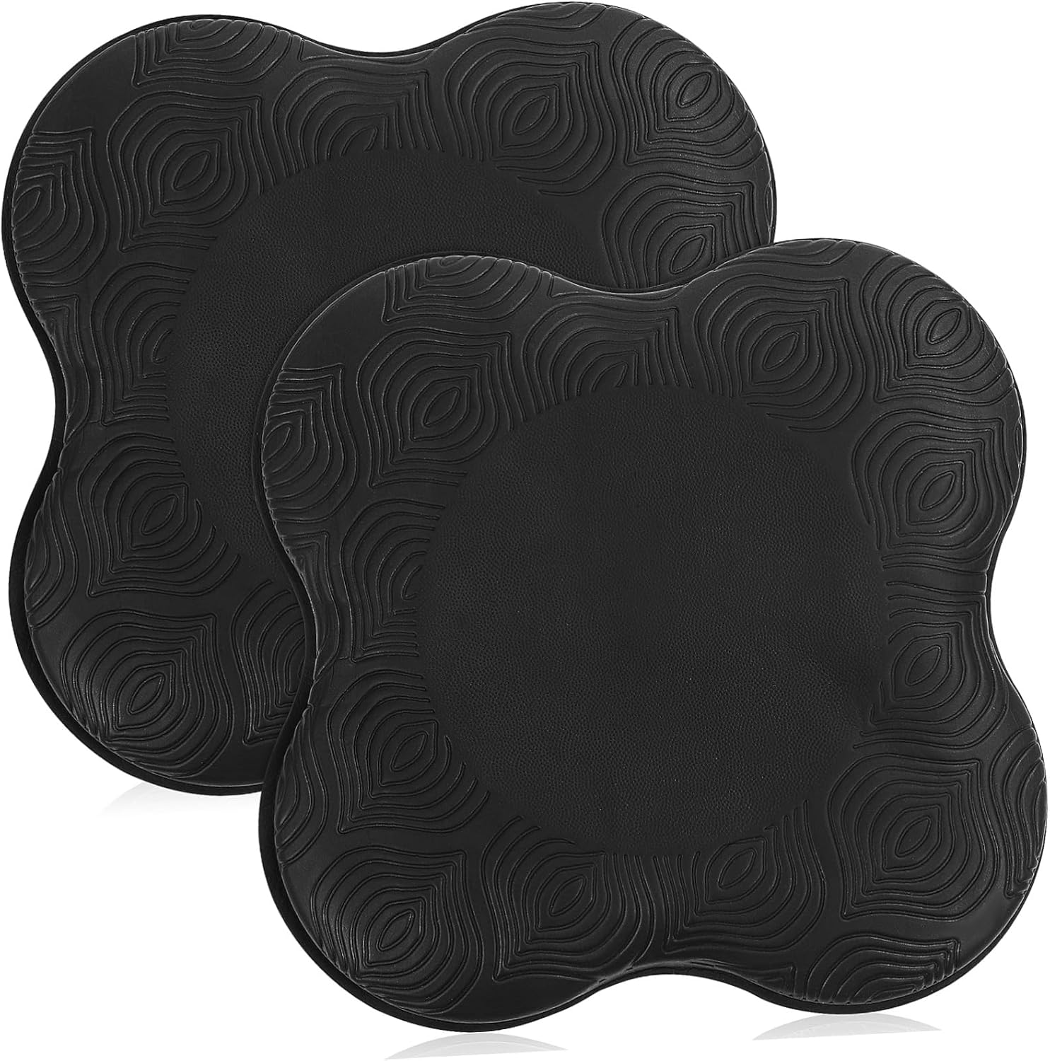 Wakauto 2Pcs Yoga Knee Pads Non Slip Cushion for Exercise Comfortable Support for Knees Elbows Hands and Wrists Durable Mat for Joint Protection