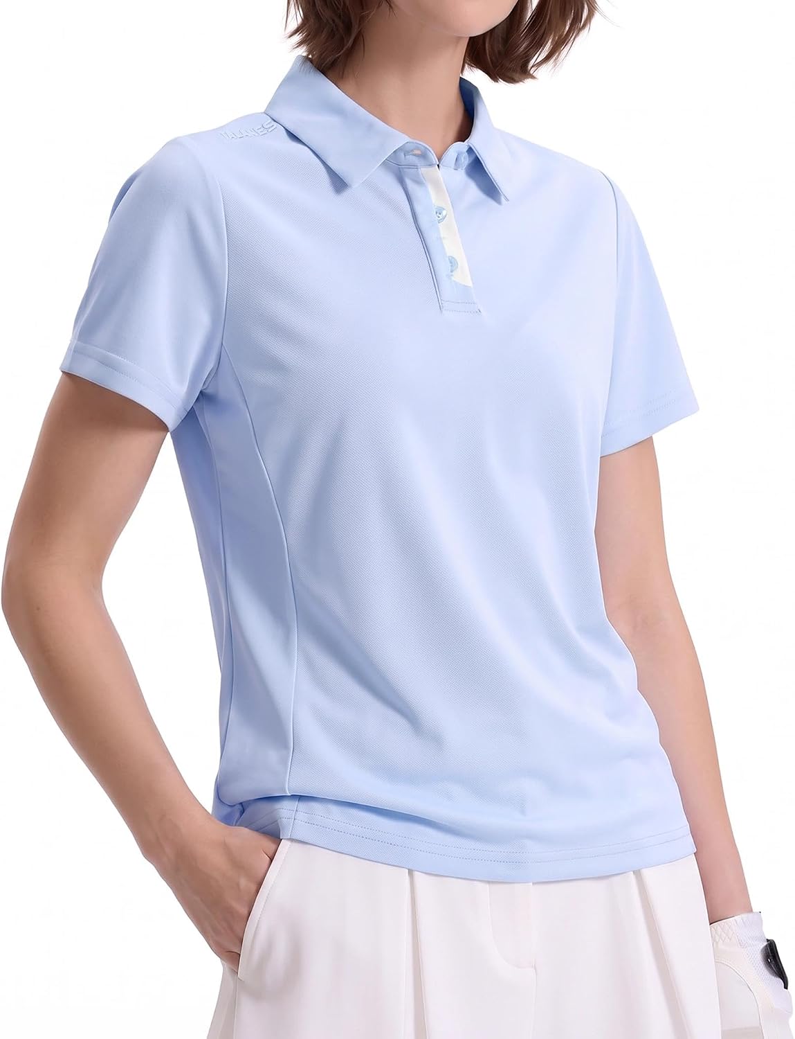 Women's Golf Polo Shirt, Breathable Pique UPF 50+