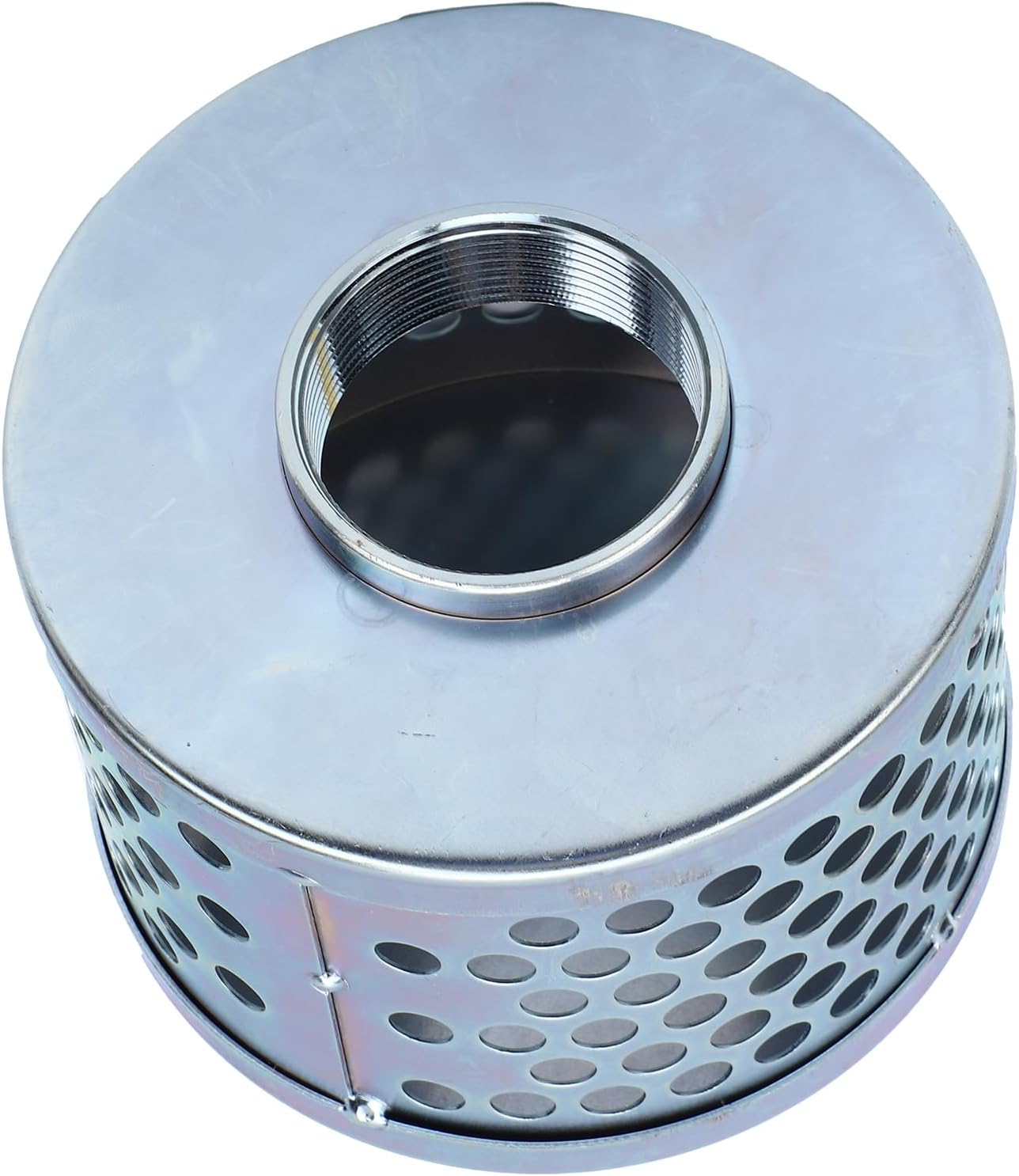 Fafeicy 2 Inch Round Hole Suction Strainer Galvanized Carbon Steel