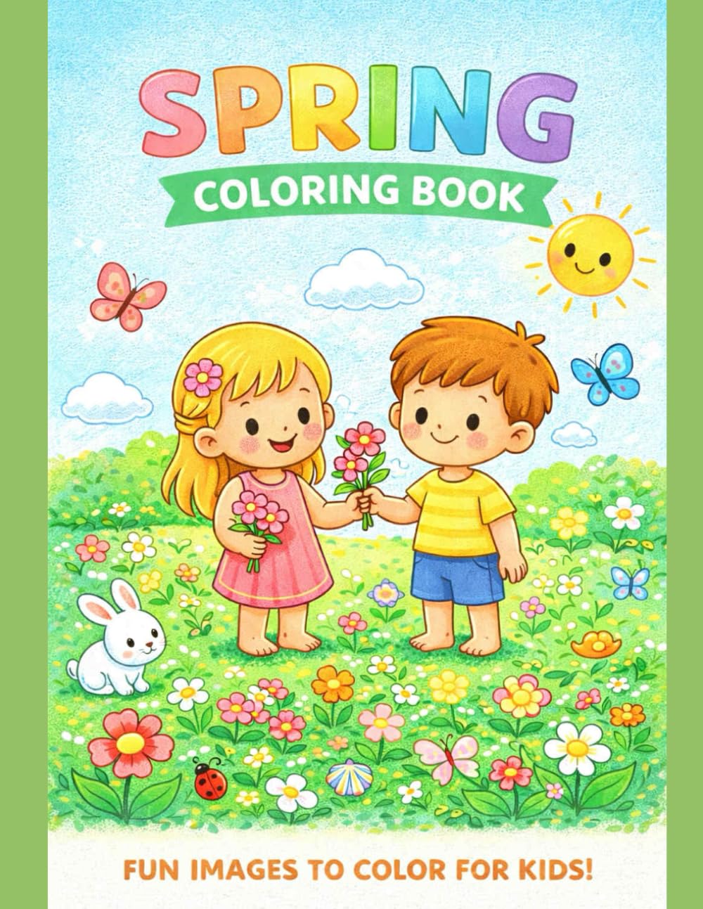 SPRING COLORING BOOK FOR KIDS (SEASONS COLORING BOOK SERIES FOR KIDS)