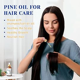 HIQILI Pine Needle Essential Oil, Strong Fresh Woody Fragrance for Better Breath Used with Aromatherapy Diffuser, Soap Candle Making Scent, DIY Perfume, Beard Shave and Cleaning Spray - 30ml