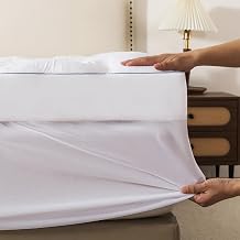 WhatsBedding 5 Inch Memory Foam Mattress Topper (Queen, 60x80),Deep Pocket