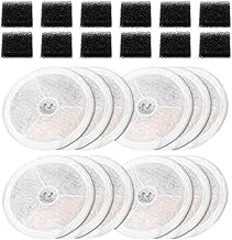12 x Cat Fountain Filters with Pre-Filter Sponges Compatible with PETKIT Ever Weet 2S/3/3 Pro/Solo/Solo SE for 2L/1.8L Smart Auto Fountain