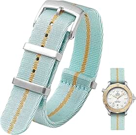 Pulseira de relógio de nylon balístico militar com fivela pesada de 18 mm, 20 mm, 22 mm, 24 mm de espessura, G10, de nylon premium, pulseira de substituição para relógio inteligente para