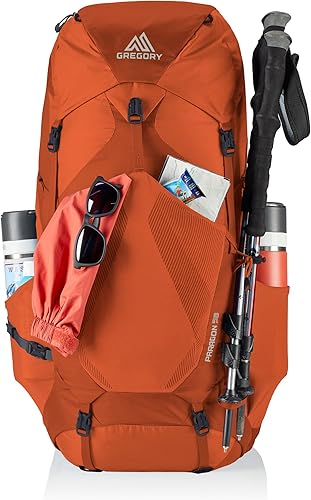 Miniatura 3 de Gregory Mountain Products Paragon 58 - Mochila de mochilero, naranja ferroso, talla ML