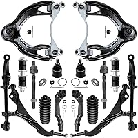 Vista 102 de Detroit Axle - Kit de suspensión frontal de 15 piezas para Jeep Grand Cherokee 99-04 1999 2000 2001 2002 2003 2004, brazos de control superior e