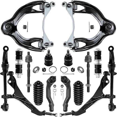 Miniatura 238 de Detroit Axle - 4WD Front End 14pc Kit de suspensión para Ford F-150 F-250 Expedition Navigator, 2 brazos de control superior 2 rótulas inferiores 2