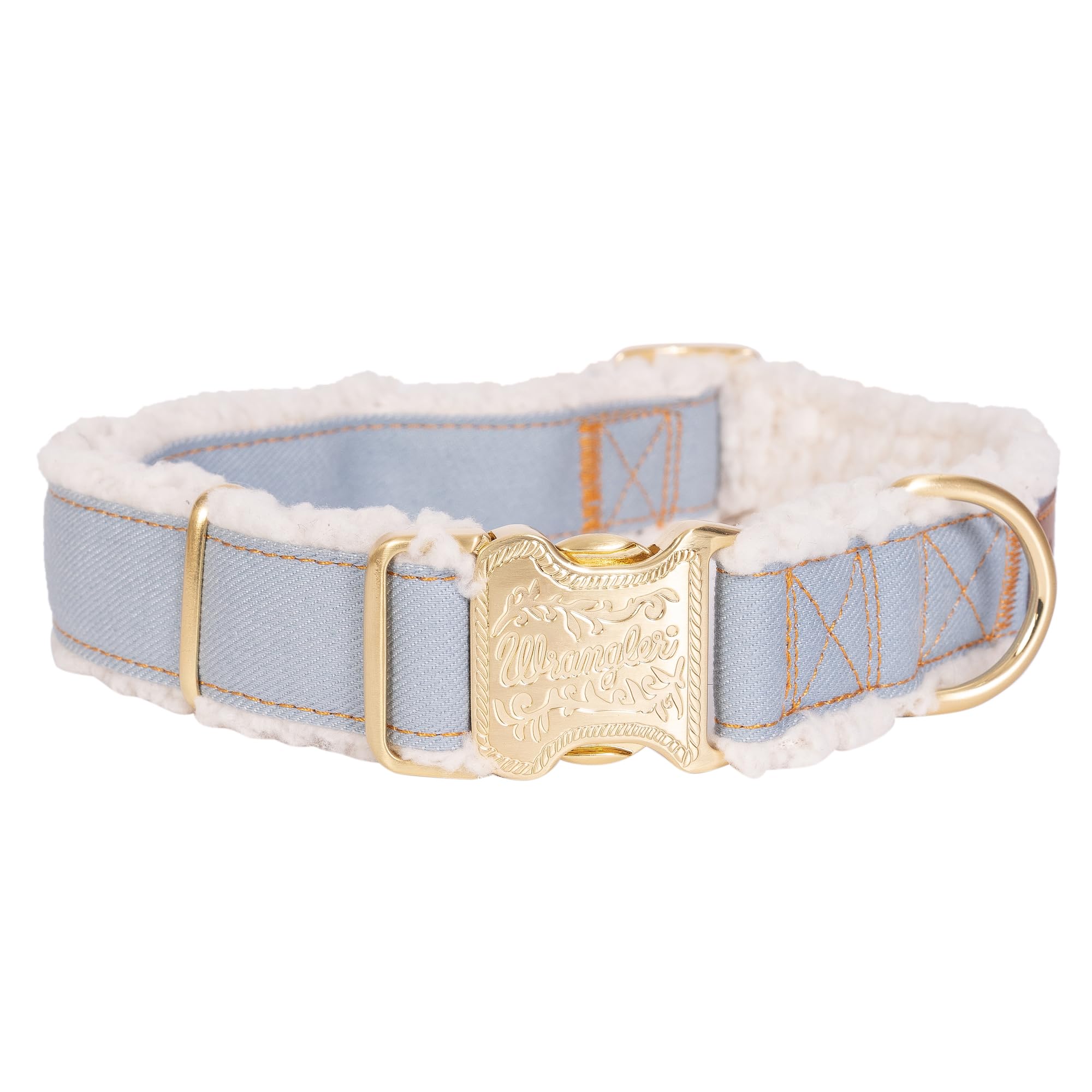 Collier pour chien denim Wrangler sherpa grand chien taille L