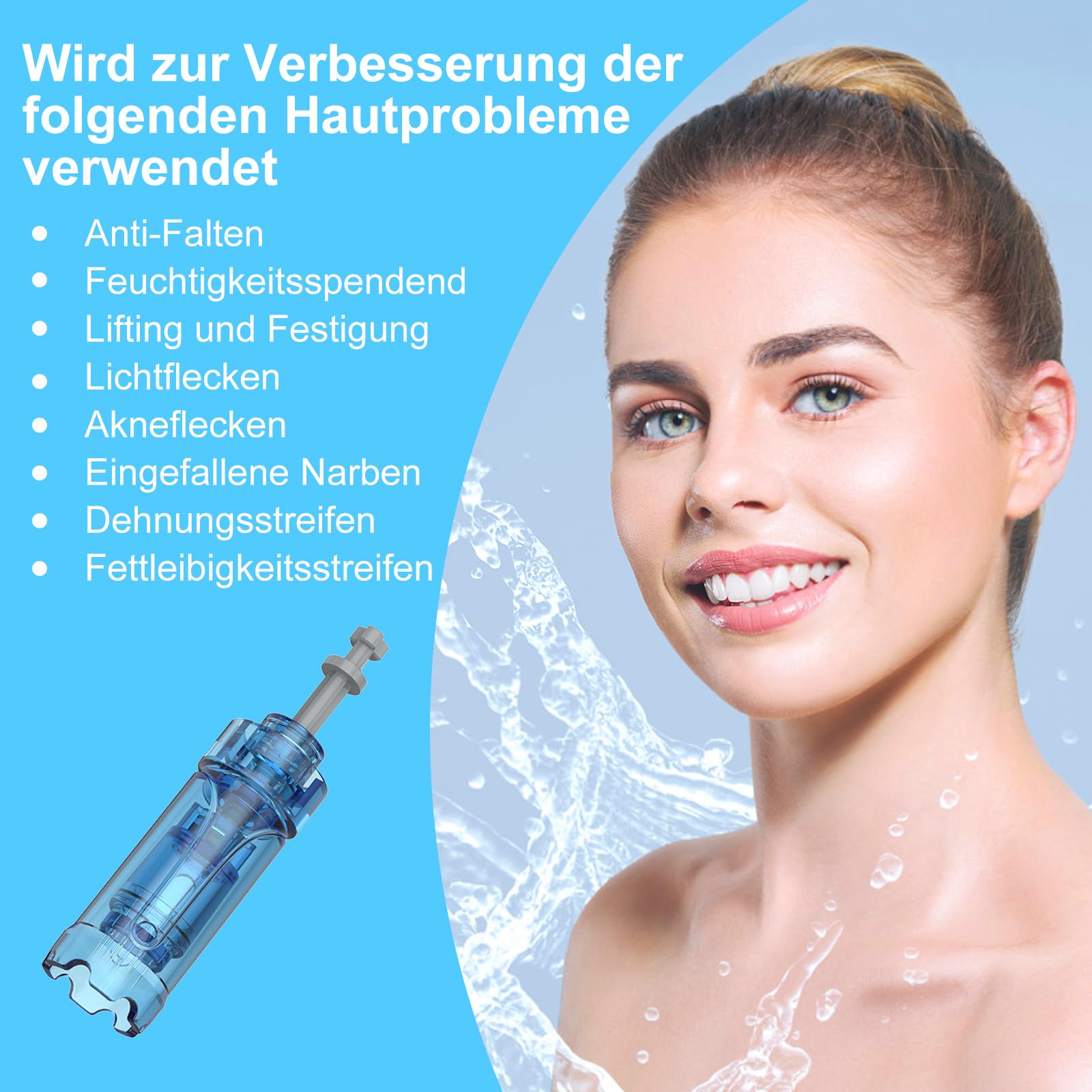 25 Stück 12 Pins dr pen Microneedling Cartridges, entwickelt für Mikronadelstift Dr. pen Ultima M8S A8S A9, verwendet für Aknenarben, vertiefte Narben und Schwangerschaftsstreifen