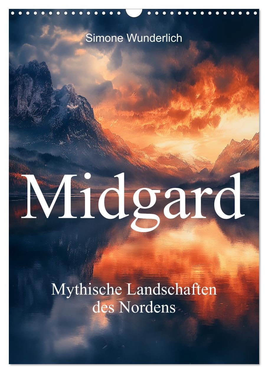 Midgard - Mythical landscapes of the north UK-Version (Wall Calendar 2026 DIN A3 Portrait), CALVENDO 12 Month Wall Calendar — image 1