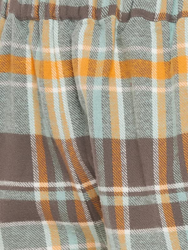 Image of Clovia Women's Classic Checks Pyjama In Multicolor