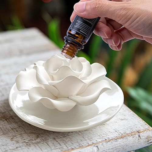 Miniatura 6 de Difusor pasivo para difusor de aceite esencial y cerámica, difusor de aceite no eléctrico para habitación pequeña, decoración de escritorio, baño