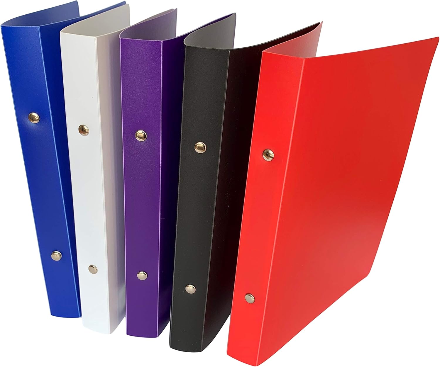 Pack of 12 A5 White Ring Binders by Janrax