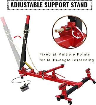 KT-255 Auto Body Puller Frame Straightener with 5 Ton Air Jack and Tools