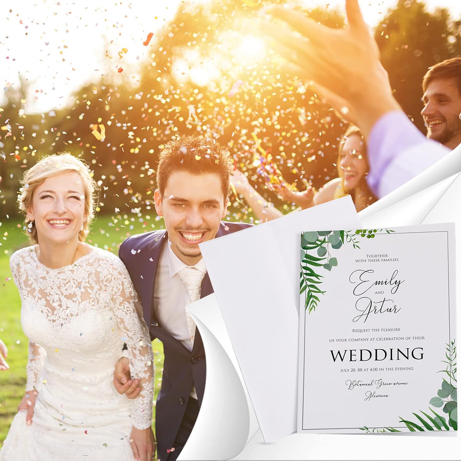 Fainne 300 Sets Heavyweight Blank White Cards and A2 Envelopes Printable Postcards Folded Card Stock for DIY Greeting Wedding Business Invitations Bridal Shower Birthday Occasion(4.25 x 5.5 Inch)