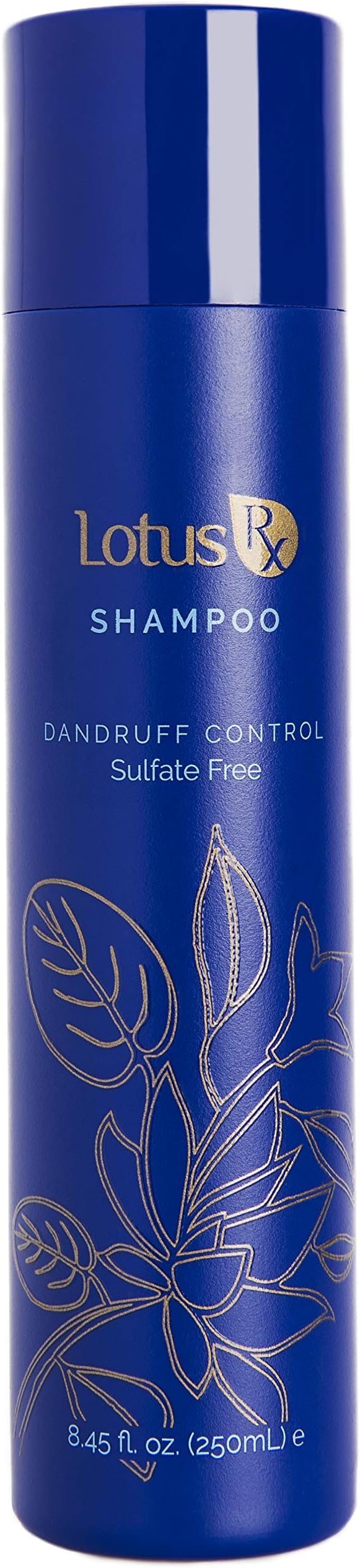 Pyrithione Zinc Medicated Anti Dandruff Shampoo by Lotus Rx | Sulfate Free | All Natural with Organic Essential Oils | Helps with Psoriasis, Dry Scalp, Safe for Color Treated Hair | 8.45 Ounces