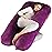 Amagoing 55 inches Pregnancy Pillows for Sleeping, U Shaped Maternity Full Body Pillow for Pregnant Women with Hip, Leg, Back, Belly Support, Washable Velvet Cover Included (Dark Purple)