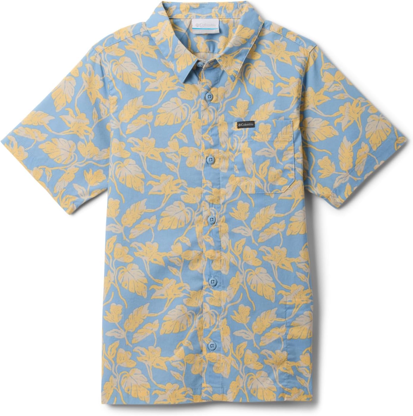 Columbia Boys' Rapid Rivers Printed Short Sleeve Shirt