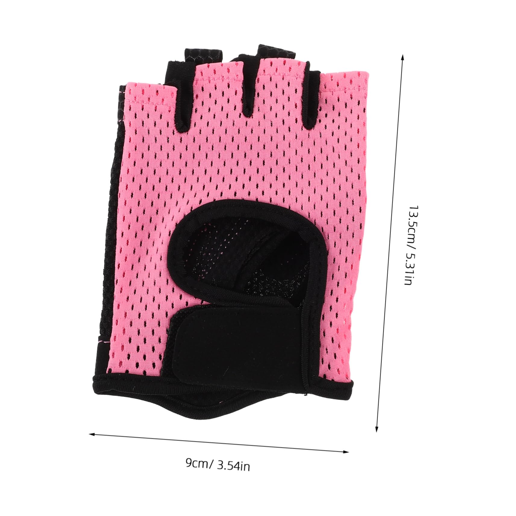 INOOMP 1 Pair Half Finger Workout Gloves: Breathable Cycling Gear for Road Biking Mountain Riding - Sweat Absorption 5.3 * 3.5