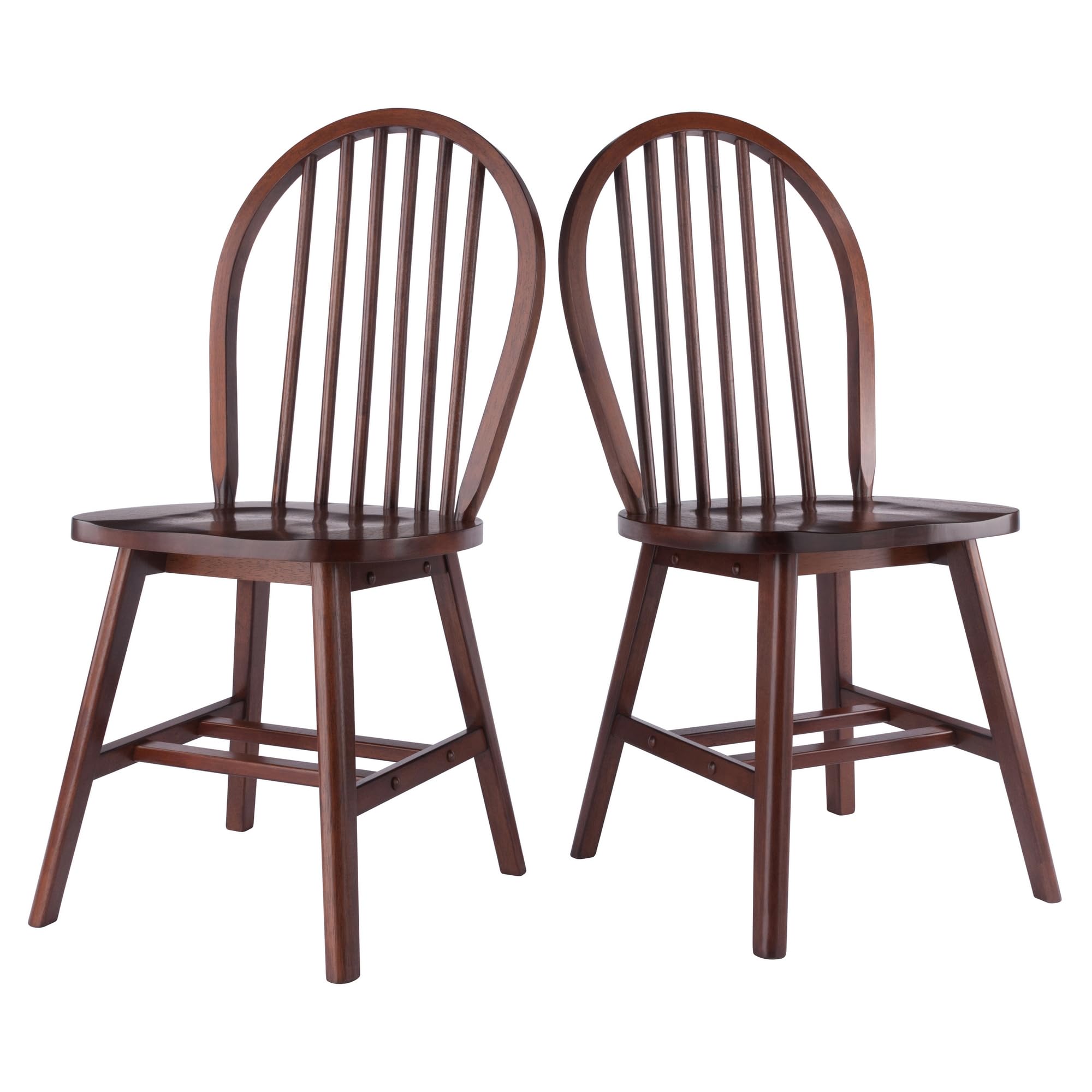 Amazon.com - Winsome Windsor 2-Piece Chair Set in Walnut, Classic