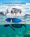 maivnz Polarized Sunglasses for Men Fishing Floating Lightweight UV Protection Kayaking Surfing Water Sport Glasses