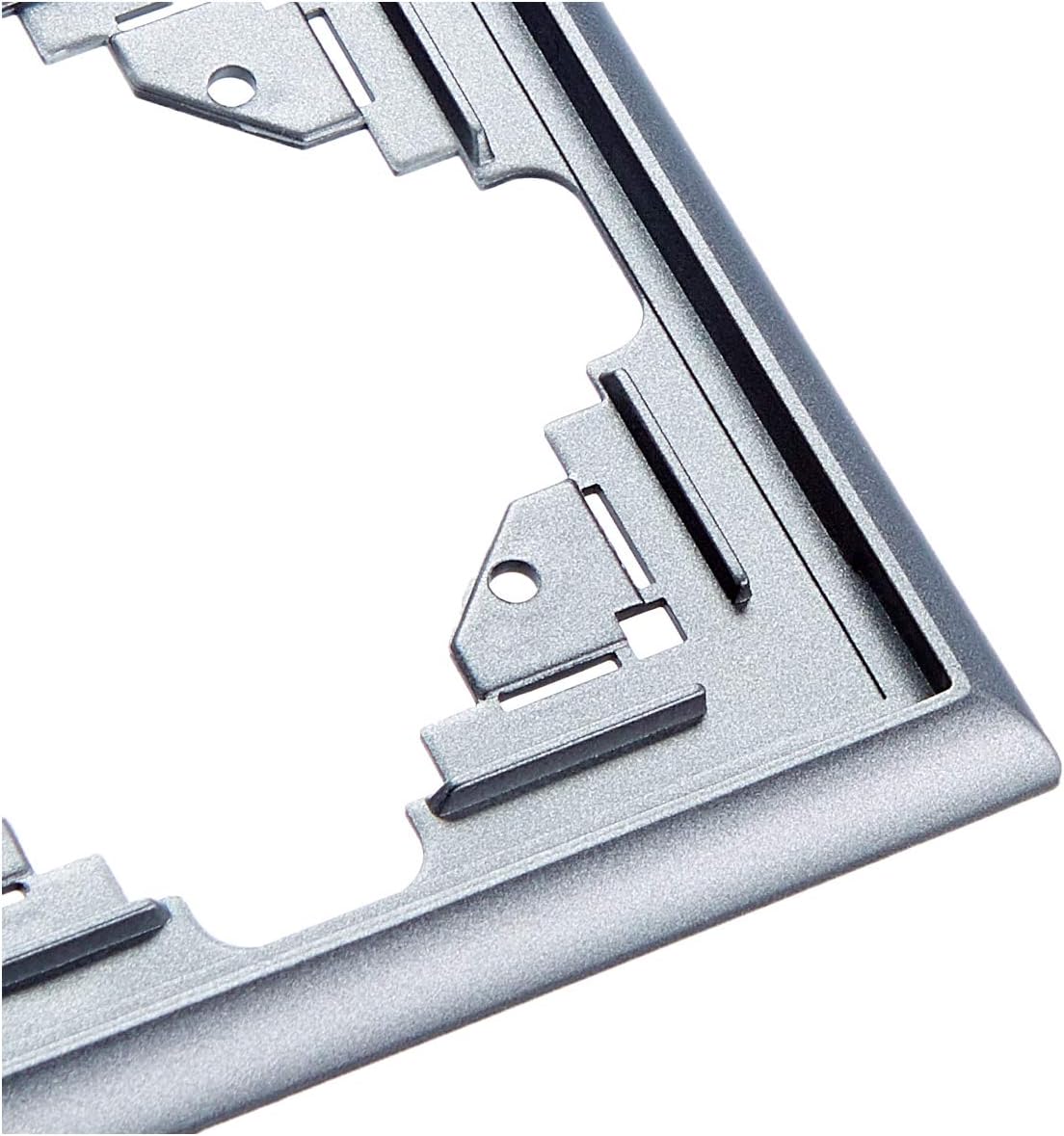 Kopp Malta 309115065 Cover Frame for Vertical and Horizontal Mounting Single Switch Silver Anthracite