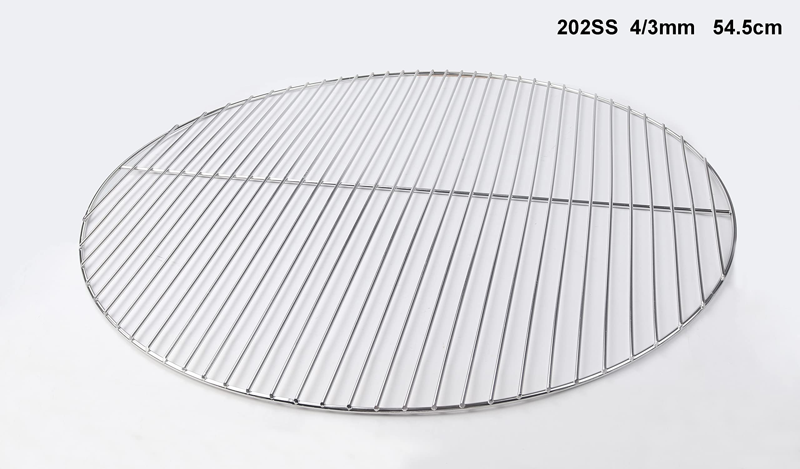 Grille de barbecue Hero 24 en acier inoxydable 54,5 cm 4/3 mm pour barbecue sphérique 55-56 - 57 cm et pour Weber 57