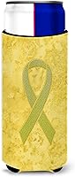 Vista 86 de Caroline's Treasures AN1202CC - Cinta azul oscuro para concientización del cáncer de colon para latas o botellas, enfriador lavable, funda plegable