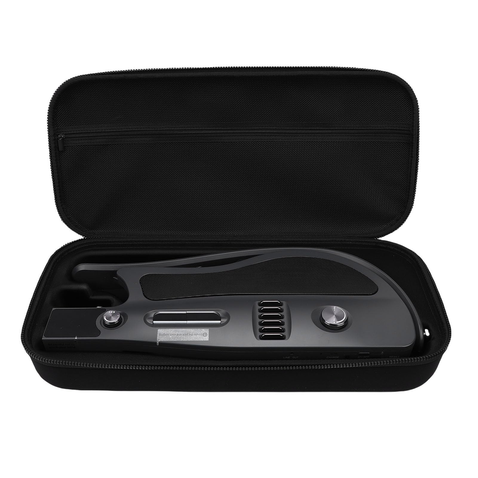 Fafeicy Chitarra Elettrica Pieghevole Portatile Senza Corde Smart Guitar con Indicatore Luminoso della Corda in Tempo Reale e Sintonizzatore Intelligente per Principianti, Adulti e