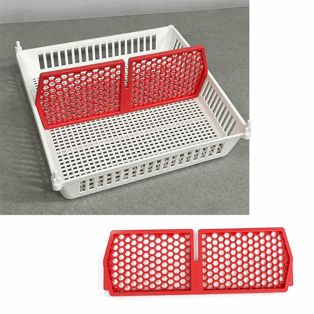 Egg Basket Divider Compatible with Cimuka Hatching Time Incubator (CS30) – Multi-Section Hatch Divider Insert, Separate Breeds & Batches, Prevent Rolling (Pink x3)
