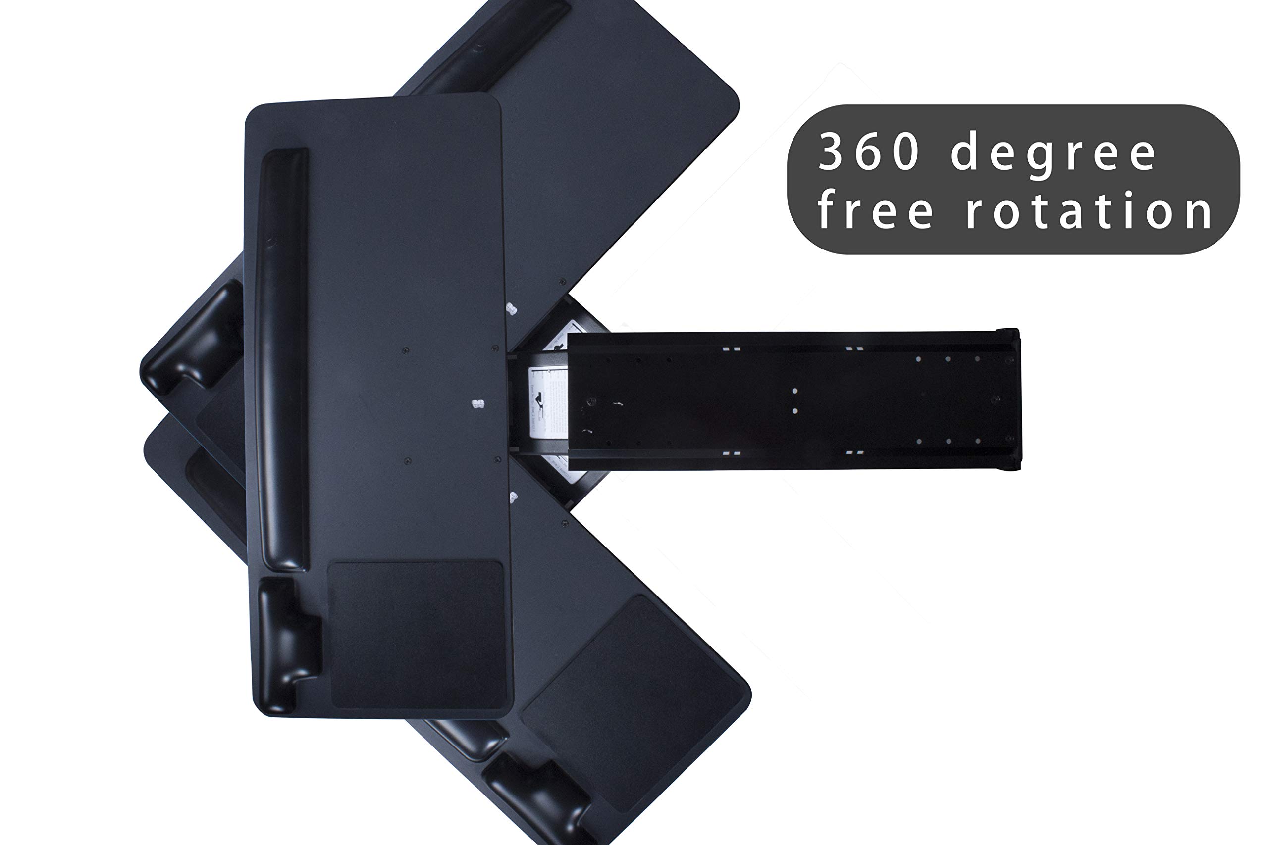 Uncaged Ergonomics KT1 Ergonomic UnderDesk Computer Keyboard Tray