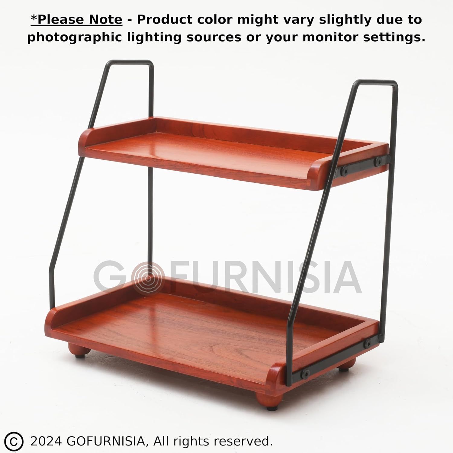 71mLLy1YpAL SL1500 GOFURNISIA (r) Handcrafted Premium Home and Kitchen Organizer | Multipurpose Wooden Storage Organizer | Spice Rack | 2-Tier Kitchen Countertop | | Home Décor Display In Mango Wood | Handcrafted - MSDeals