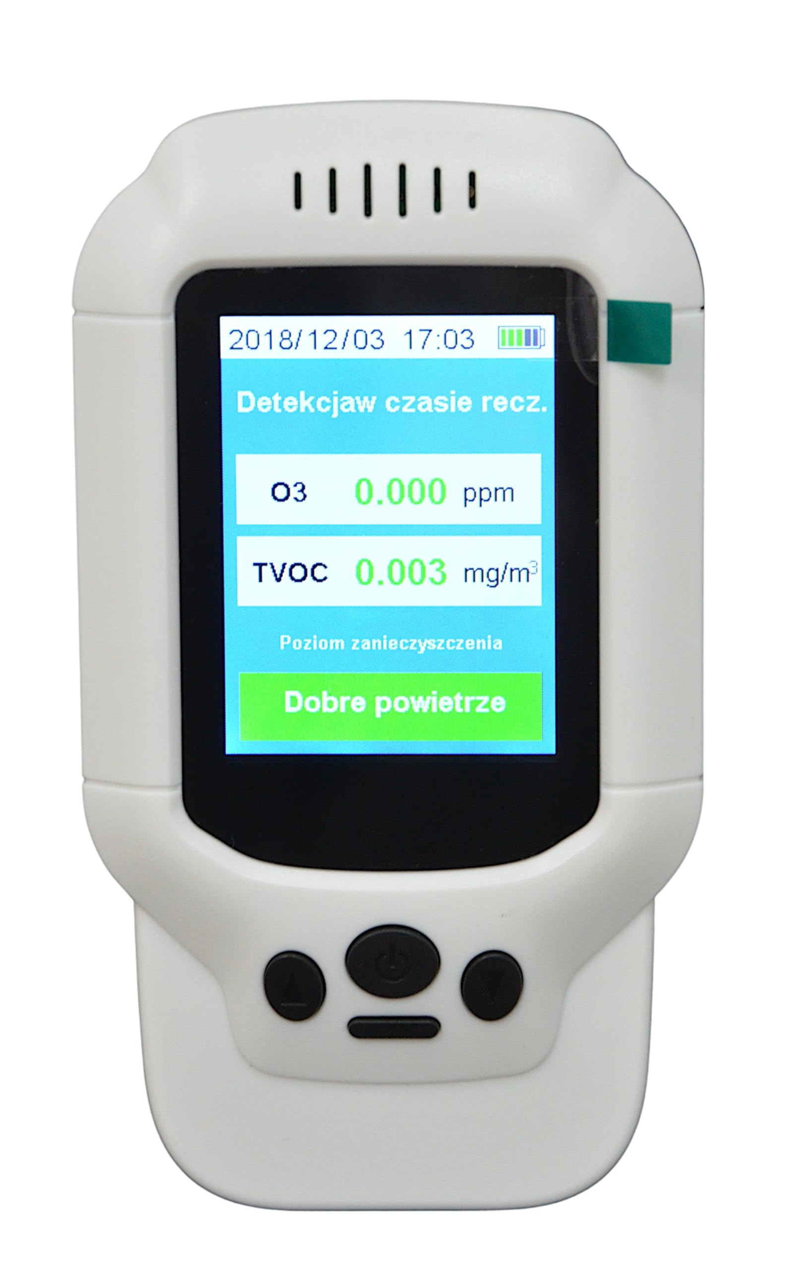 Przenośny detektor stężenia ozonu, PM2.5, PM1.0, PM10, TVOC Hardy Tools OZ-550