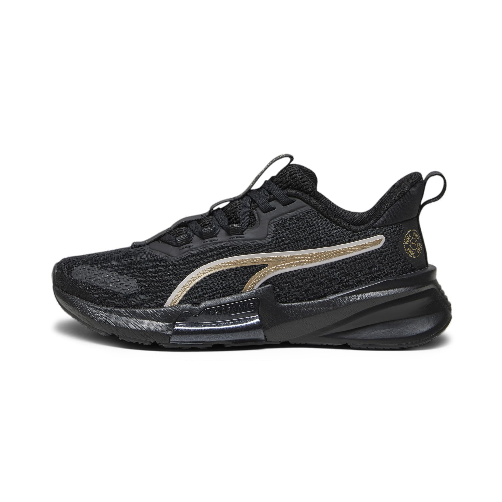 Puma Womens PWRFrame TR 2 Logo Love WNS Black-Metallic Gold Training Shoe - 7 UK (37879201) (B0BL7HG5MD) Amazon Price History, Amazon Price Tracker