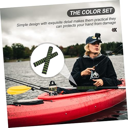 Miniatura 2 de BESPORTBLE 3 pares remos no cubierta negro asas kayak accesorios ciclismo kayak paddle Grips no-