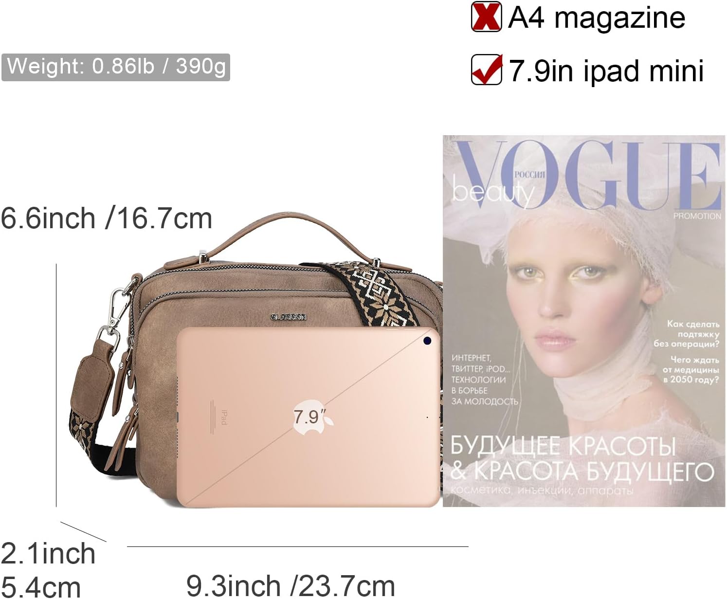 Womens Crossbody Bags Trendy Shoulder Purse for Ladies