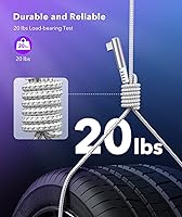 Vista 5 de 6AMGame Cable de enlace de 16 pies compatible con OculusMeta Quest 2 accesorios VR, cable de transferencia de datos de alta velocidad USB 3.0 cable