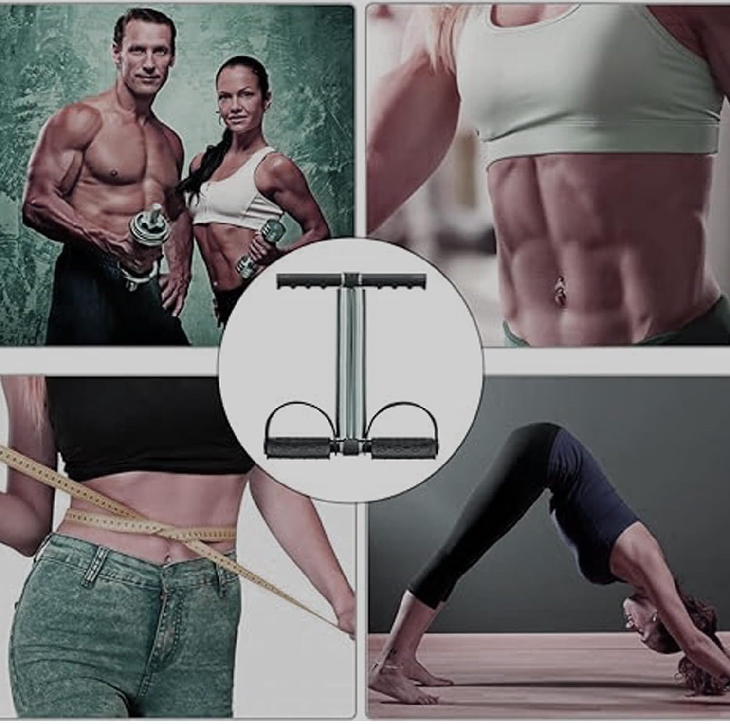 Ab Exerciser,Gym - Multipurpose Fitness Equipment for Men and Women Double Spring Tummy Trimmer, Waist Trimmer, Ab Exerciser,Gym 01 - Image 2 thumbnail