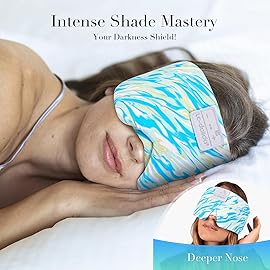 LC-dolida Sleep Mask with Bluetooth Headphones, Extra Large Silk Eye Mask for Sleeping Side Day Sleepers, Sleep Headphones Bluetooth 5.4 for Women Men with Thin Speaker, Blackout, Comfort, Microphone