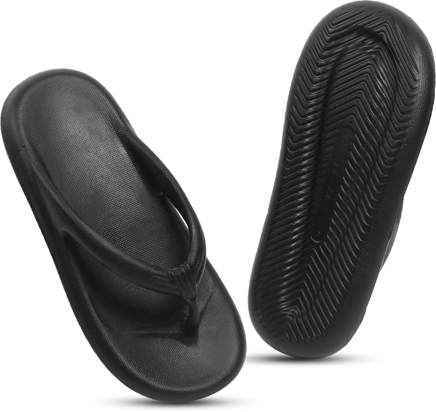 TOMSY CHOICE FLORA Womens Flip Flops Slippers Slides | Comfortable Slides For Daily Use | Indoor Outdoor for Home LightWeight Footwear for Girls, Size 7 (Black) (B0CRTWQJCC) Amazon Price History, Amazon Price Tracker