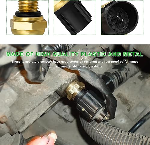 Miniatura 5 de Nuevo sensor de temperatura diferencial de aceite, reemplaza el número de pieza 1434050 Sensor de temperatura del refrigerante del motor, compatible