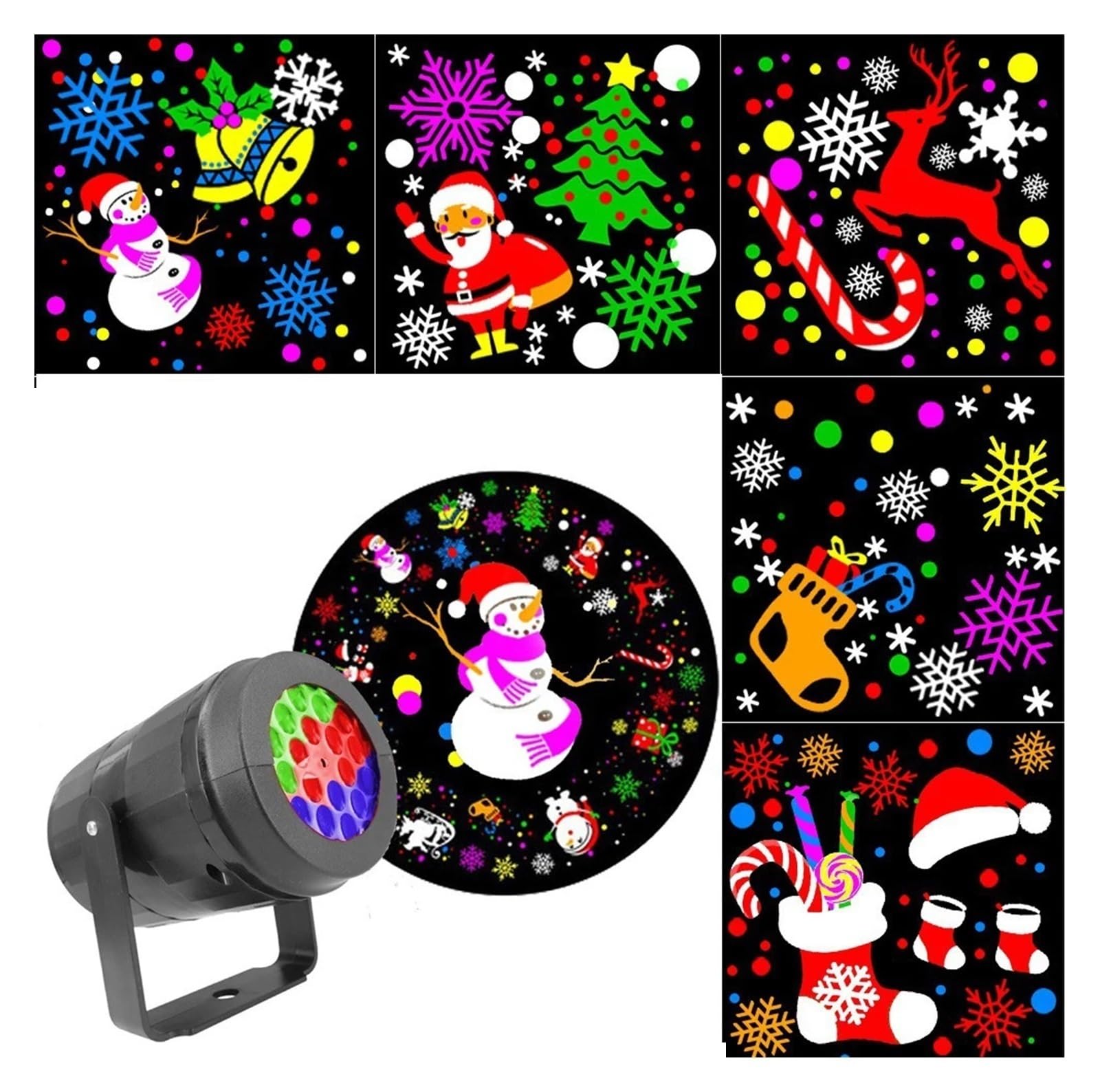 Light Projector, Christmas Light Outdoored Projection Lamp Waterproof Xmas Decor Snowflake Party Stage Lightsandsc