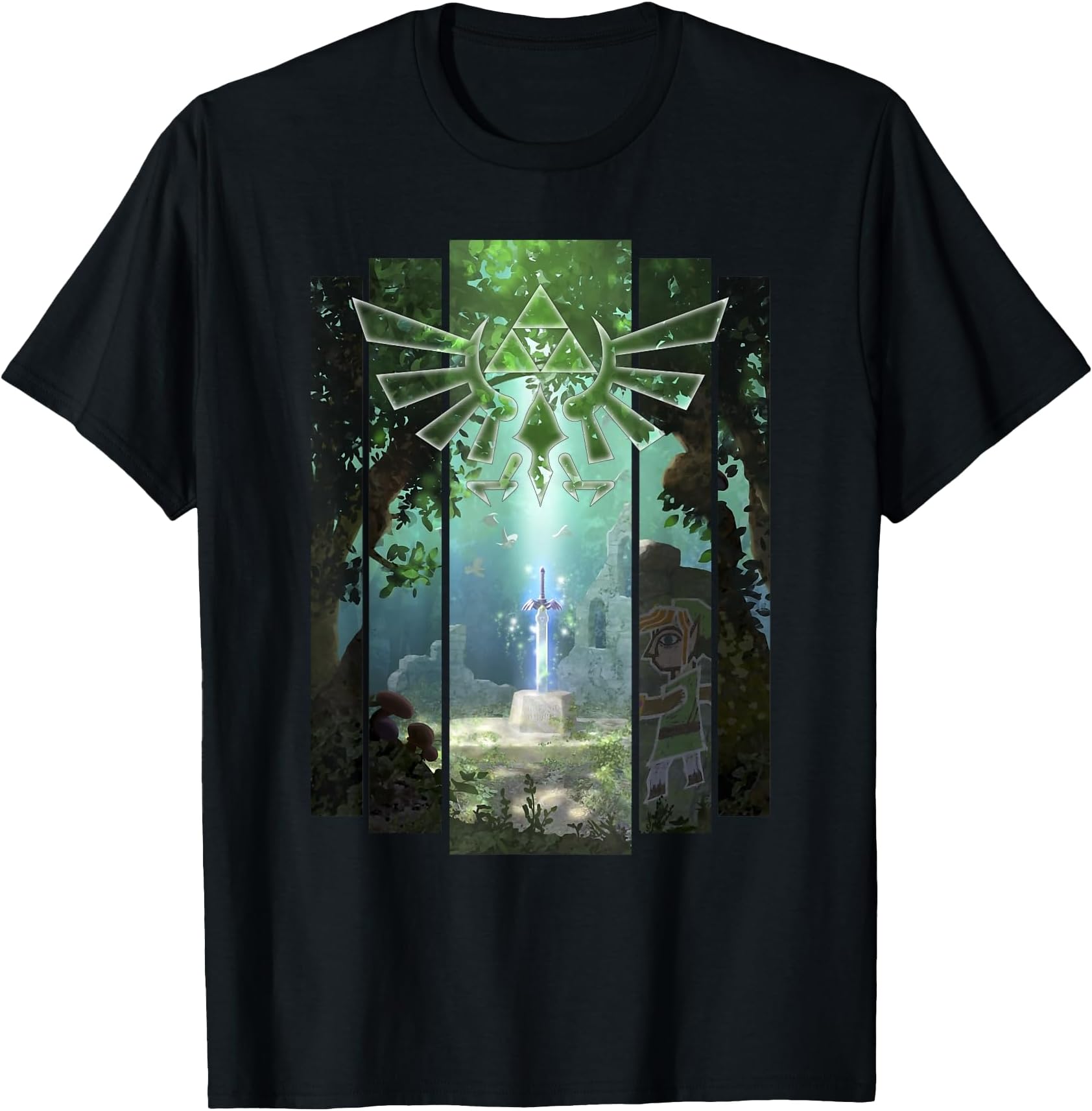 Nintendo Zelda The Master Sword Lost Woods Artwork T-Shirt