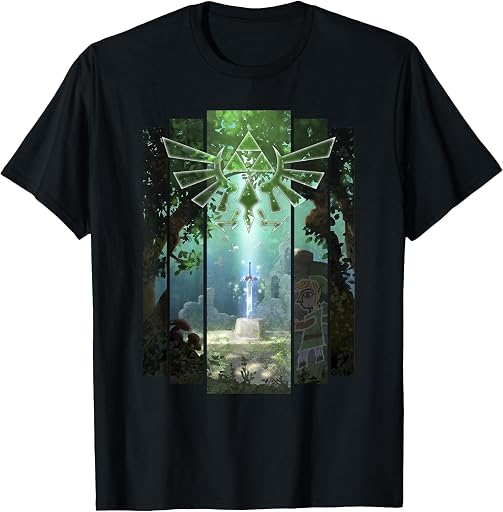 Nintendo Zelda The Master Sword Lost Woods Artwork T-Shirt